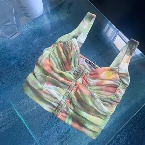 Zara mesh corset multicolor